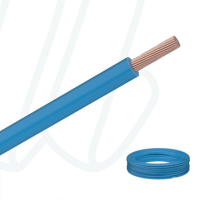 Провід H05Z-K 0.75 мм² блакитний, 01, 0.75