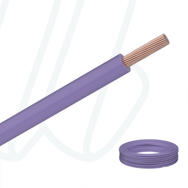 Провід H05Z-K 0.5 мм² фіолетовий, 01, 0.5