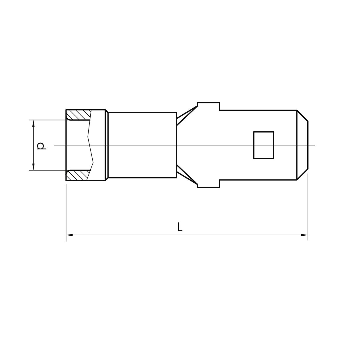 KA4607H Плаский ізольований конектор 6,3x0,8 (штекер) 4-6 мм² / жовтий