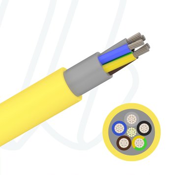 Кабель NSSHOEU-J 03X120/70 жовтий, 03+, 120