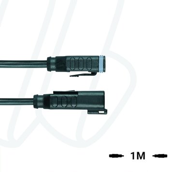 Кабель MA-ET06-2S-1-MA-ET04-2P/S370 ET, гніздо пряме, 2п, штекер прямий, 2п, PUR, 1м, чорний | ESCHA