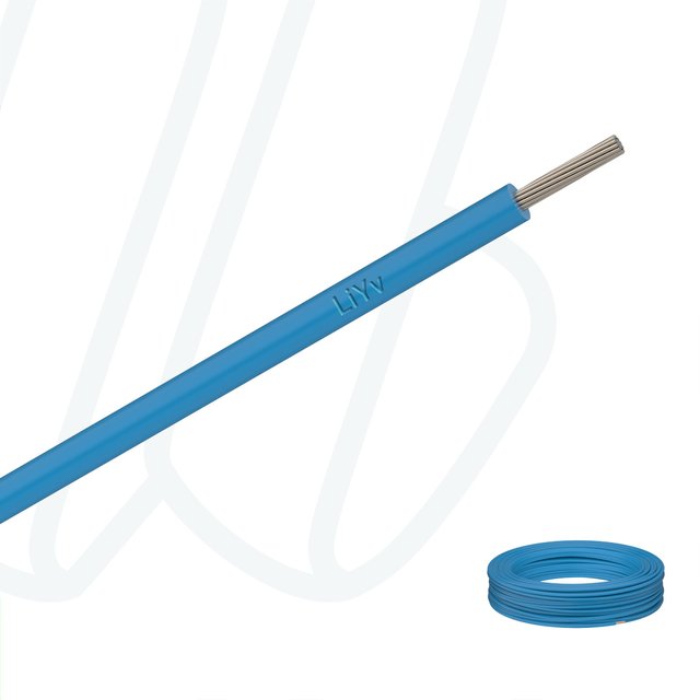Провід LiYV 0.25 мм² блакитний, 01, 0.25