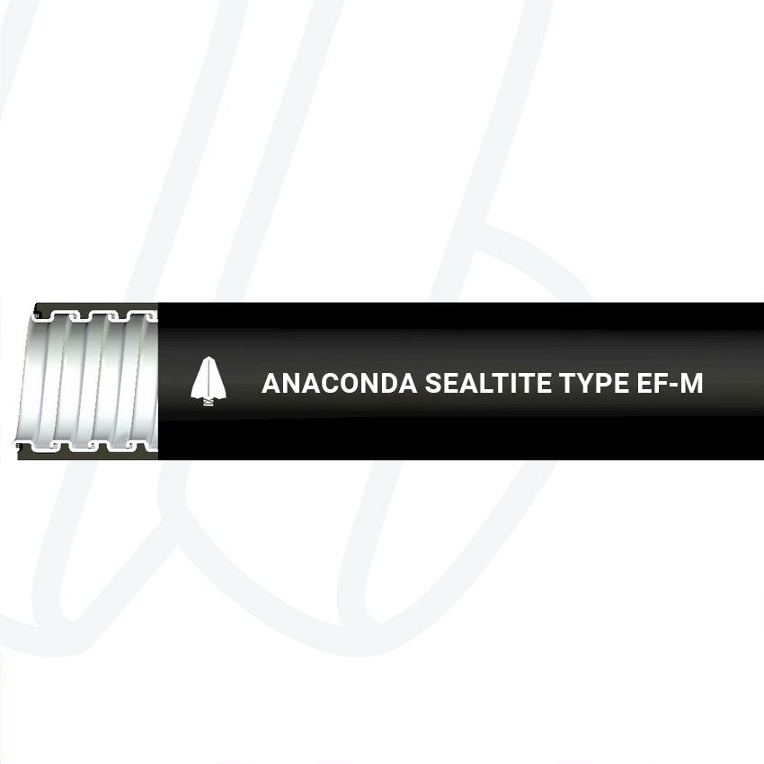 Захисна гофротруба ANACONDA SEALTITE EF-M 3/8" Ø12,6/17,8мм чорна (упак. 75м)