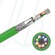 Кабель FABER INDUSTRIAL DATALINE 1000 FLEX STP PNET 04X2XAWG23/7 PiMF PVC зелений, 08, 0.28
