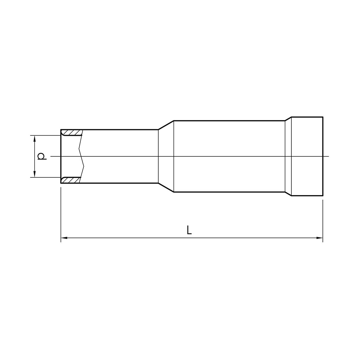 KA1504HO Кулеподіний ізольований конектор (гніздо) 0,5-1,5 мм² / червоний