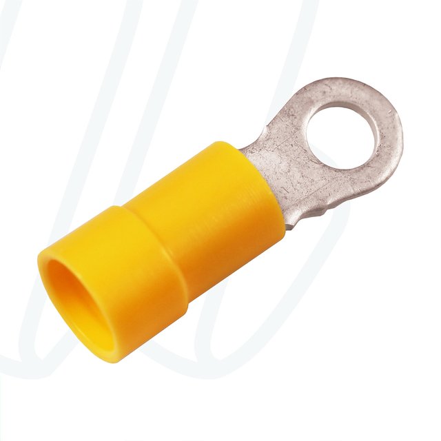 KA4610R Кільцевий ізольований наконечник 4-6 мм² / ø 10 / жовтий